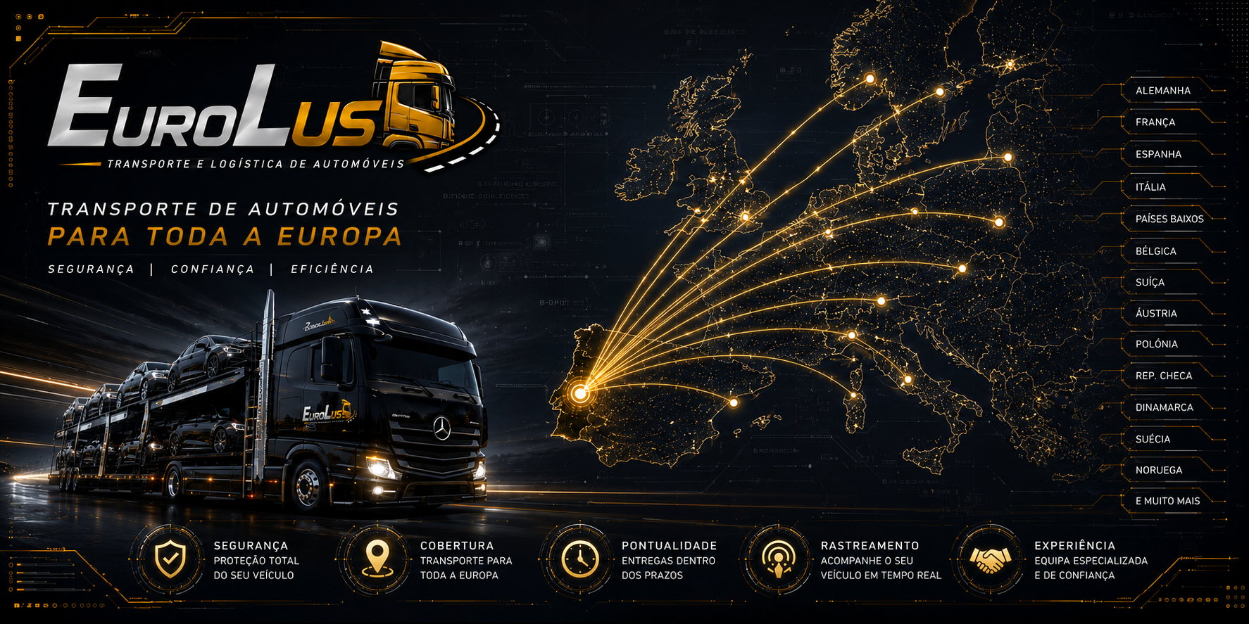 EuroLuso transporte de automóveis para toda a Europa